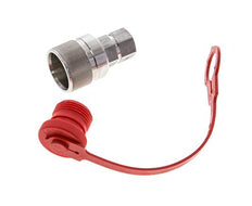 Acoplamiento hidráulico de acero inoxidable DN 10 Enchufe G 3/8 pulgadas rosca hembra ISO 14541 D M28 x 2