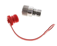 Acoplamiento hidráulico de acero inoxidable DN 10 Enchufe G 3/8 pulgadas rosca hembra ISO 14541 D M28 x 2