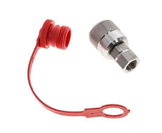 Acoplamiento hidráulico de acero inoxidable DN 10 Enchufe G 3/8 pulgadas rosca hembra ISO 14541 D M28 x 2