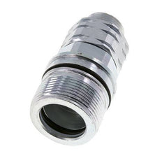 Acero DN 20 Acoplamiento hidráulico Enchufe 18 mm L Anillo de compresión ISO 14541/8434-1 D M42 x 2