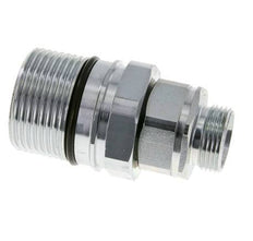 Acero DN 25 Acoplamiento hidráulico Enchufe 22 mm L Anillo de compresión ISO 8434-1 D M48 x 3