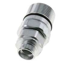 Acero DN 25 Acoplamiento hidráulico Enchufe 22 mm L Anillo de compresión ISO 8434-1 D M48 x 3