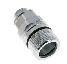 Acero DN 25 Acoplamiento hidráulico Enchufe 22 mm L Anillo de compresión ISO 8434-1 D M48 x 3
