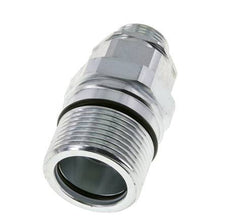 Acero DN 25 Acoplamiento hidráulico Enchufe 22 mm L Anillo de compresión ISO 8434-1 D M48 x 3