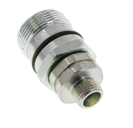 Acero DN 12.5 Acoplamiento hidráulico Enchufe 10 mm S Anillo de compresión ISO 14541/8434-1 D M36 x 2