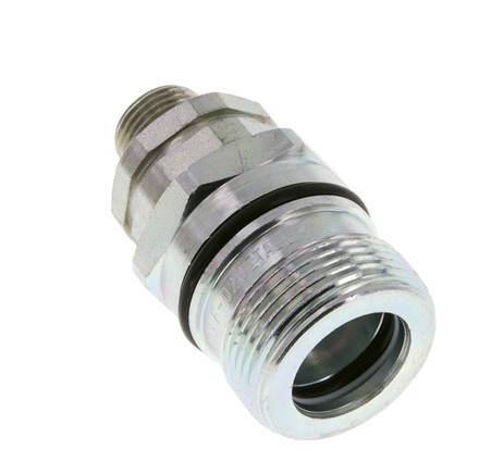 Acero DN 12.5 Acoplamiento hidráulico Enchufe 10 mm S Anillo de compresión ISO 14541/8434-1 D M36 x 2