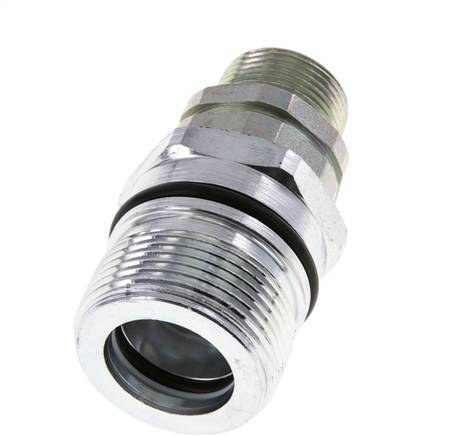 Acero DN 12.5 Acoplamiento hidráulico Enchufe 16 mm S Anillo de compresión ISO 14541/8434-1 D M36 x 2