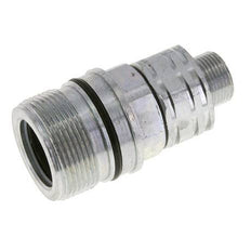Acero DN 20 Acoplamiento hidráulico Enchufe 14 mm S Anillo de compresión ISO 14541/8434-1 D M42 x 2