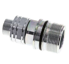 Acero DN 20 Acoplamiento hidráulico Enchufe 16 mm S Anillo de compresión ISO 14541/8434-1 D M42 x 2