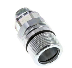Acero DN 25 Acoplamiento hidráulico Enchufe 20 mm S Anillo de compresión ISO 8434-1 D M48 x 3