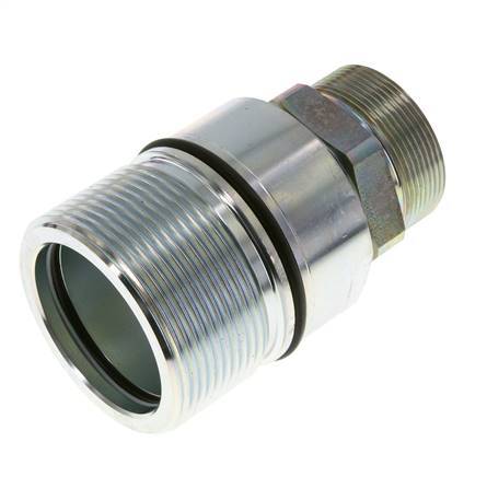 Acero DN 31.5 Acoplamiento hidráulico Enchufe 38 mm S Anillo de compresión ISO 8434-1 D M70 x 3