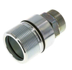 Acero DN 31.5 Acoplamiento hidráulico Enchufe 38 mm S Anillo de compresión ISO 8434-1 D M70 x 3