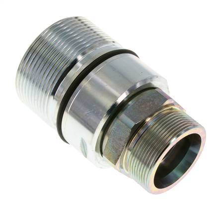 Acero DN 31.5 Acoplamiento hidráulico Enchufe 38 mm S Anillo de compresión ISO 8434-1 D M70 x 3