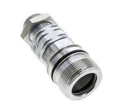 Steel DN 20 Hydraulic Coupling Socket 18 mm L Compression Ring Bulkhead ISO 14541/8434-1 D M42 x 2