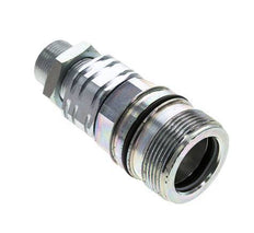 Steel DN 20 Hydraulic Coupling Socket 16 mm S Compression Ring Bulkhead ISO 14541/8434-1 D M42 x 2
