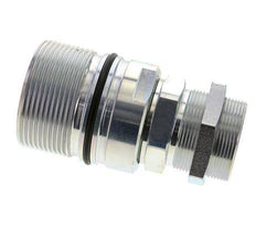 Steel DN 31.5 Hydraulic Coupling Socket 38 mm S Compression Ring Bulkhead ISO 8434-1 D M70 x 3