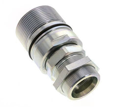 Steel DN 31.5 Hydraulic Coupling Socket 38 mm S Compression Ring Bulkhead ISO 8434-1 D M70 x 3