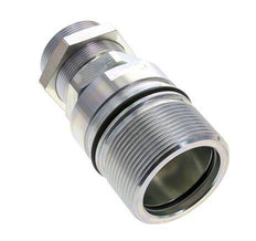 Steel DN 31.5 Hydraulic Coupling Socket 38 mm S Compression Ring Bulkhead ISO 8434-1 D M70 x 3