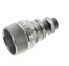 Steel DN 12.5 Hydraulic Coupling Plug 12 mm L Compression Ring Bulkhead ISO 14541/8434-1 D M36 x 2