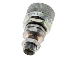 Steel DN 12.5 Hydraulic Coupling Plug 12 mm L Compression Ring Bulkhead ISO 14541/8434-1 D M36 x 2