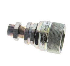 Steel DN 12.5 Hydraulic Coupling Plug 12 mm L Compression Ring Bulkhead ISO 14541/8434-1 D M36 x 2