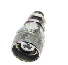 Steel DN 12.5 Hydraulic Coupling Plug 12 mm L Compression Ring Bulkhead ISO 14541/8434-1 D M36 x 2