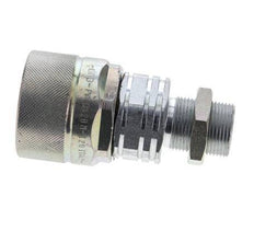 Steel DN 20 Hydraulic Coupling Plug 16 mm S Compression Ring Bulkhead ISO 14541/8434-1 D M42 x 2