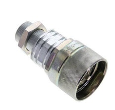 Steel DN 20 Hydraulic Coupling Plug 16 mm S Compression Ring Bulkhead ISO 14541/8434-1 D M42 x 2