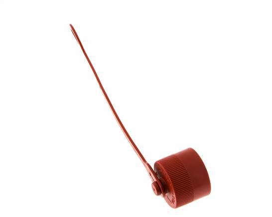 Tapa de protección contra el polvo de plástico de 42 mm para el enchufe de la ISO 14541 [2 piezas]
