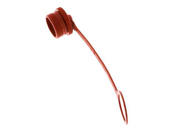 M 42 x 2 Tapa de protección contra el polvo de plástico para el tapón de acoplamiento ISO 14541 [2 piezas]