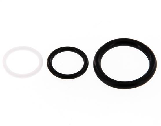 Juego de juntas de PTFE/NBR para acoplamiento hidráulico ISO 14541 (M 24 x 2 y 35 mm) [2 unidades]