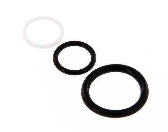 Juego de juntas de PTFE/NBR para acoplamiento hidráulico ISO 14541 (M 24 x 2 y 35 mm) [2 unidades]