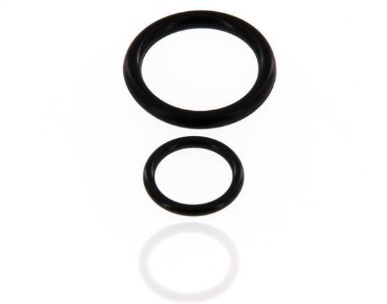 Juego de juntas de PTFE/NBR para acoplamiento hidráulico ISO 14541 (M 24 x 2 y 35 mm) [2 unidades]