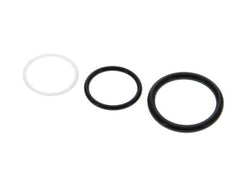 PTFE/NBR Seals Set for ISO 14541 Hydraulic Coupling (M 28 x 2 and 34 mm) [5 Pieces]