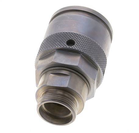 Steel Hydraulic Coupling Plug 28 mm L Cutting Ring ISO 14540/8434-1 D M54 x 4