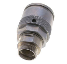 Steel Hydraulic Coupling Plug 28 mm L Cutting Ring ISO 14540/8434-1 D M54 x 4