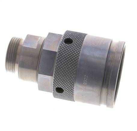 Steel Hydraulic Coupling Plug 28 mm L Cutting Ring ISO 14540/8434-1 D M54 x 4