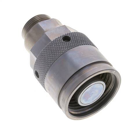 Steel Hydraulic Coupling Plug 28 mm L Cutting Ring ISO 14540/8434-1 D M54 x 4
