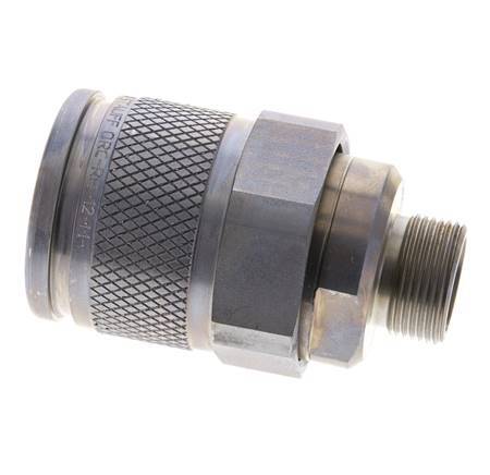 Steel Hydraulic Coupling Plug 16 mm S Cutting Ring ISO 14540/8434-1 D M36 x 3