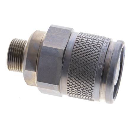 Steel Hydraulic Coupling Plug 16 mm S Cutting Ring ISO 14540/8434-1 D M36 x 3