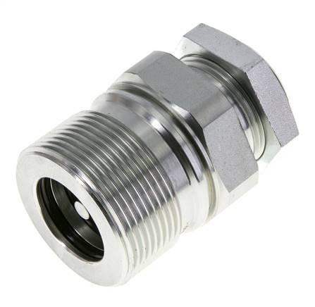 Acero EDBRO Acoplamientos roscados G 1 pulgada Rosca hembra Mitad fija D 54 mm