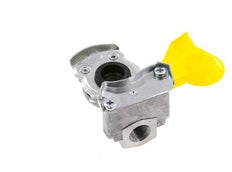 Acoplamiento Gladhand de aluminio amarillo de control M16x1,5 rosca hembra DIN 74342