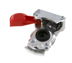 Suministro Acoplamiento Gladhand de aluminio rojo M22x1,5 rosca hembra DIN 74342
