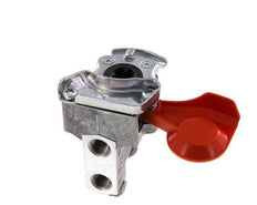 Suministro Acoplamiento Gladhand de aluminio rojo 2 x M16x1,5 rosca hembra DIN 74254