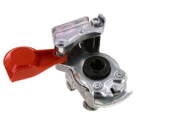 Suministro Acoplamiento Gladhand de aluminio rojo 2 x M16x1,5 rosca hembra DIN 74254