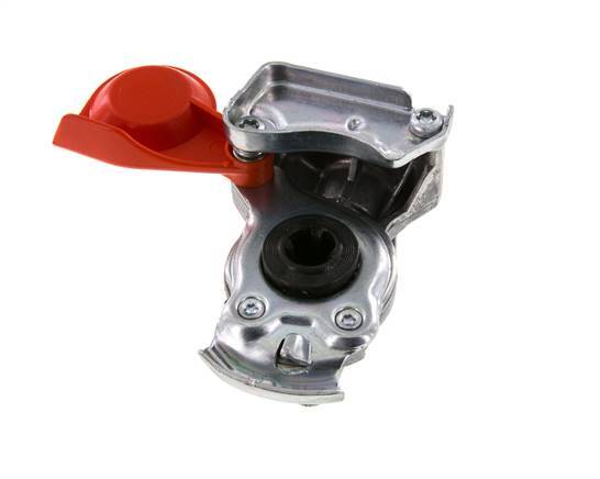 Suministro Acoplamiento Gladhand de aluminio rojo 2 x M16x1,5 rosca hembra DIN 74254