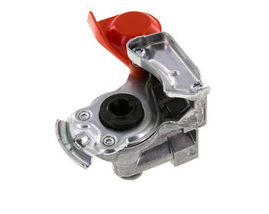Suministro Acoplamiento Gladhand de aluminio rojo 2 x M16x1,5 rosca hembra DIN 74254