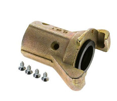 Acoplamiento de chorro de arena 25x39 mm Conexión de manguera de fundición maleable Longitud de acoplamiento 110 mm