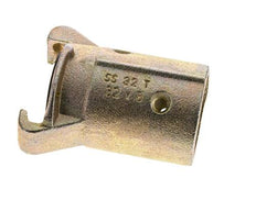 Acoplamiento de chorro de arena 32x48 mm Conexión de manguera de fundición maleable Longitud del acoplamiento 136 mm