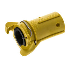Acoplamiento para chorro de arena 19x33 mm Conexión de manguera Acoplamiento de nylon Longitud 110 mm